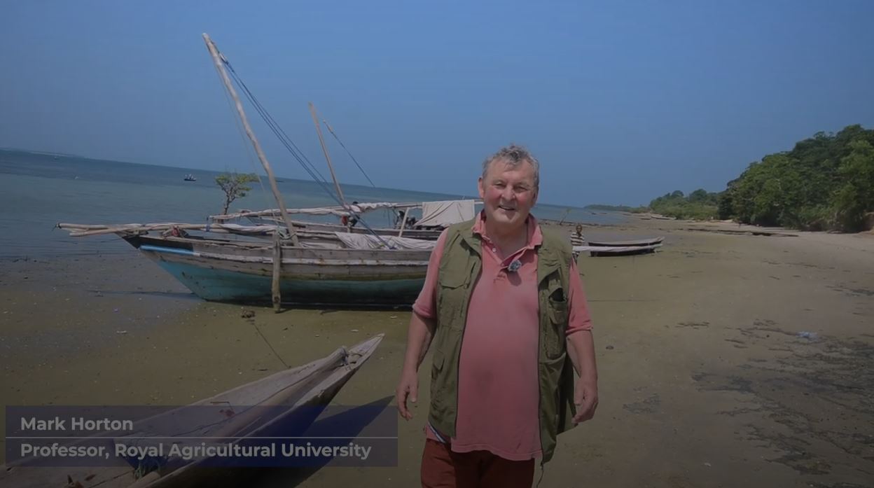 Professor Mark Horton in Pemba