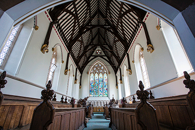 inside the rau chapel