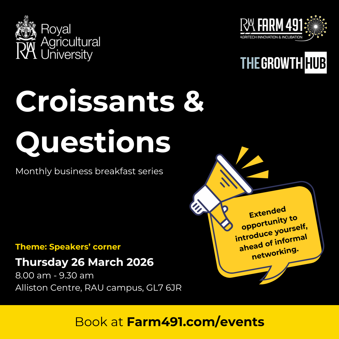 Croissants and Questions March 2026 event graphic