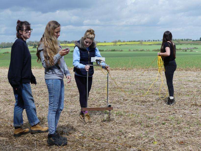 RAU Environment students have been investigating an archaeological site on a farm close to the RAU