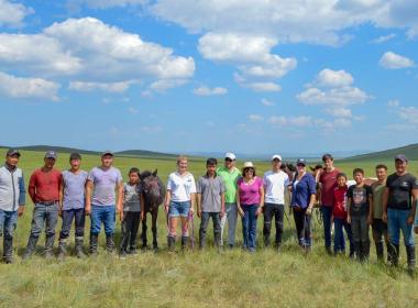 Lucy Allen in Mongolia