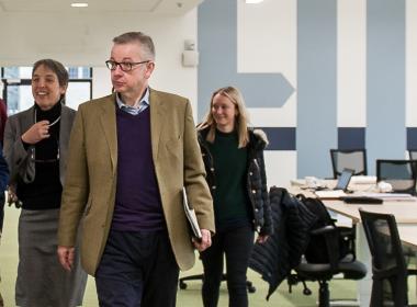 Michael Gove visiting RAU Growth Hub